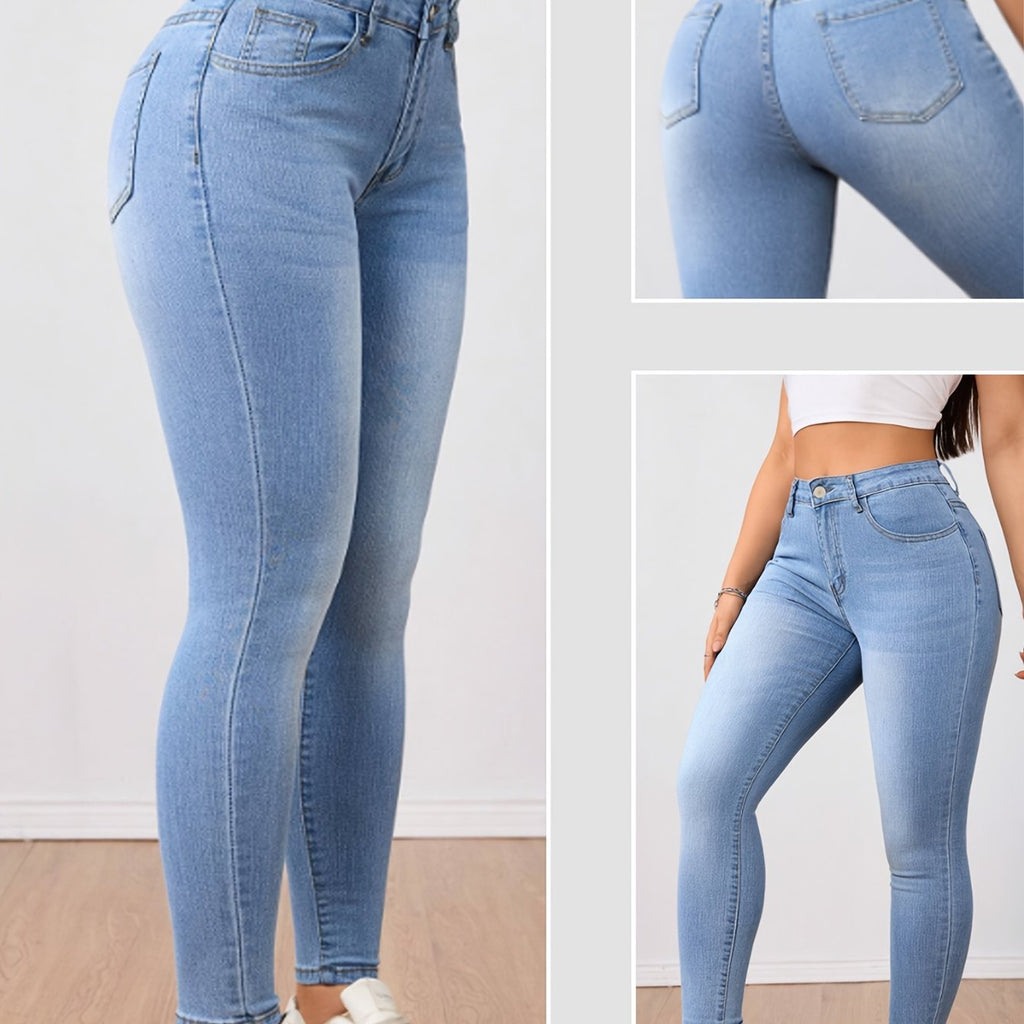 Calça jeans feminina confeccionada em alta qualidade, com ótimo caimento e conforto. Modelagem versátil, ideal para o dia a dia e fácil de combinar com diferentes estilos.
