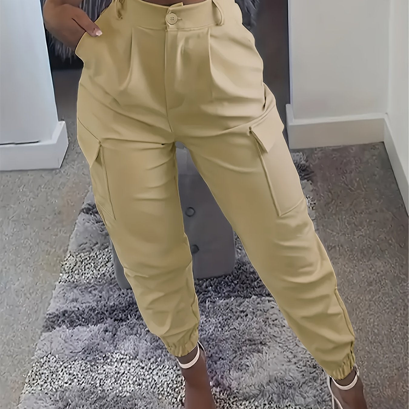 Calças compridas casuais moda Fashion.