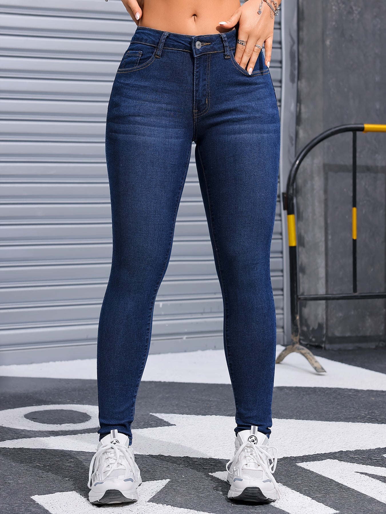Calça Jeans Skinny Stretch Feminina